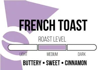 French Toast Flavored Roasted Coffee Beans Mr. Dapper Coffee Roasters