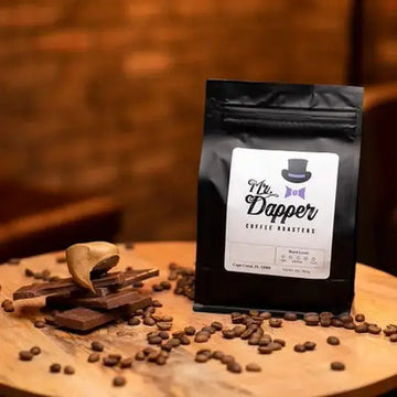 Chocolate Peanut Butter Flavored Roasted Coffee Beans Mr. Dapper Coffee Roasters