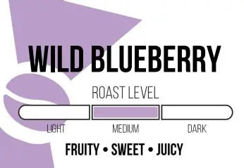 Wild Blueberry Flavored Roasted Coffee Beans Mr. Dapper Coffee Roasters