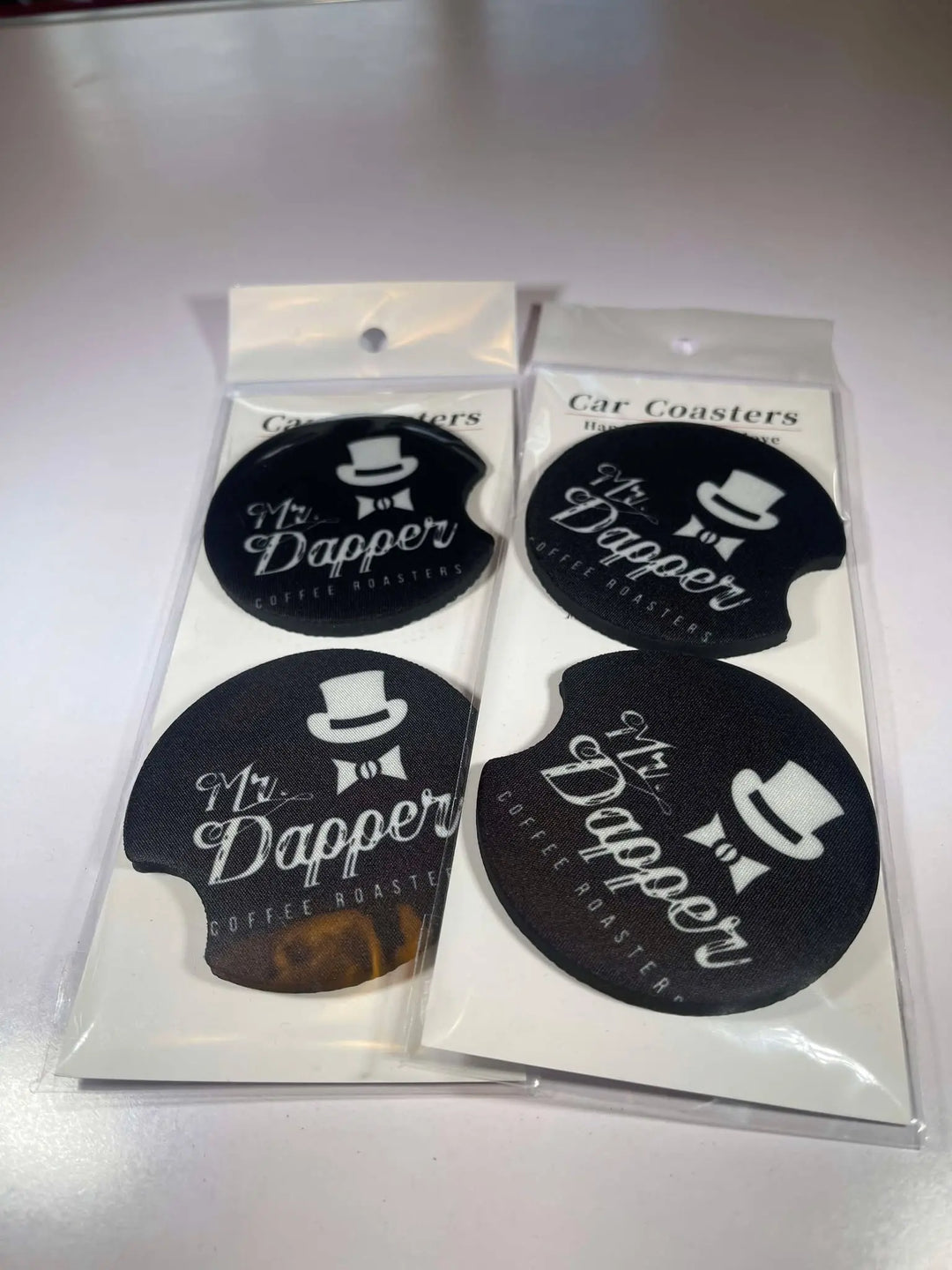 Mr. Dapper Car Coasters Mr. Dapper Coffee Roasters