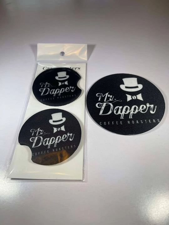 Mr. Dapper Car Coasters Mr. Dapper Coffee Roasters