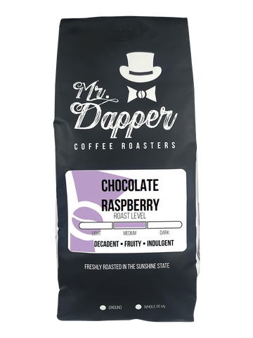 Chocolate Raspberry Flavored Roasted Coffee Beans