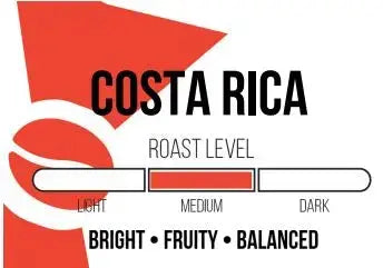 Costa Rica Roasted Coffee Beans Mr. Dapper Coffee Roasters