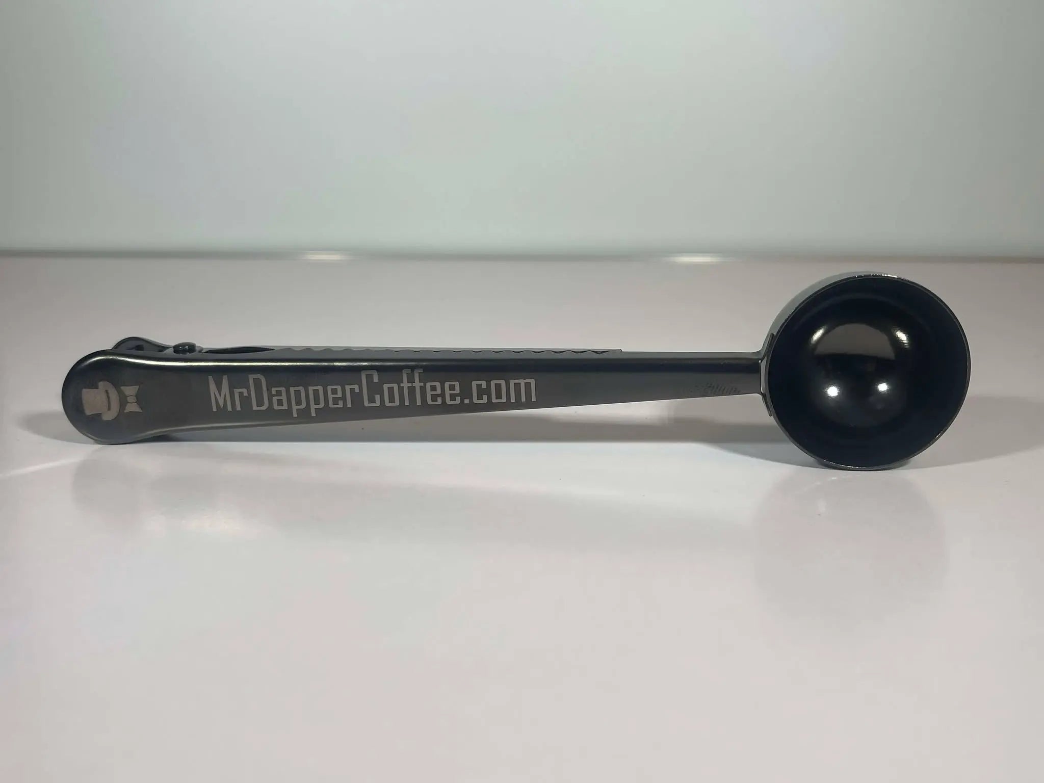 Mr. Dapper Coffee Black Chrome Coffee Scoop and Clip Mr. Dapper Coffee Roasters