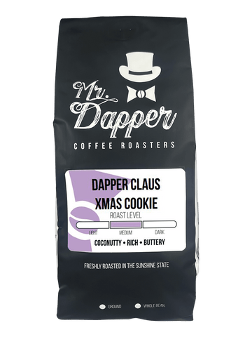 Dapper Claus's Xmas Cookie Flavored Roasted Coffee Beans