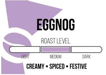 Eggnog Flavored Roasted Coffee Beans Mr. Dapper Coffee Roasters