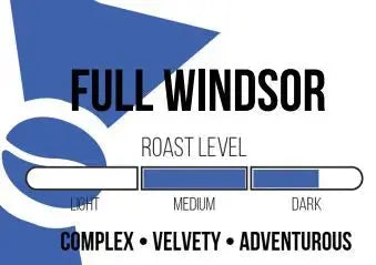 Full Windsor Blend Roasted Coffee Mr. Dapper Coffee Roasters