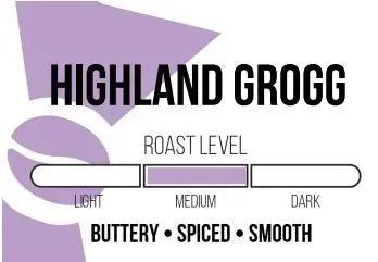 Highland Grog Flavored Roasted Coffee Beans Mr. Dapper Coffee Roasters