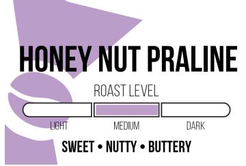 Honey Nut Praline Flavored Roasted Coffee Beans