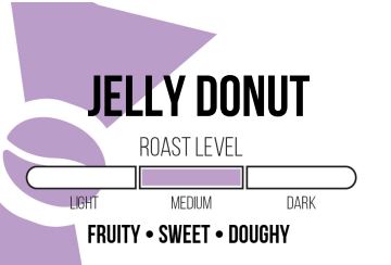 Jelly Donut Flavored Roasted Coffee Beans