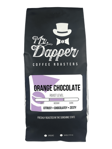 Chocolate Orange  Flavored Coffee Beans