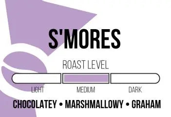 S'mores Flavored Roasted Coffee Beans Mr. Dapper Coffee Roasters