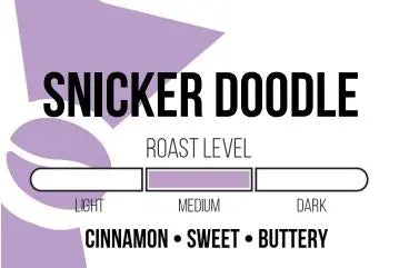 Snicker Doodle Flavored Roasted Coffee Beans Mr. Dapper Coffee Roasters