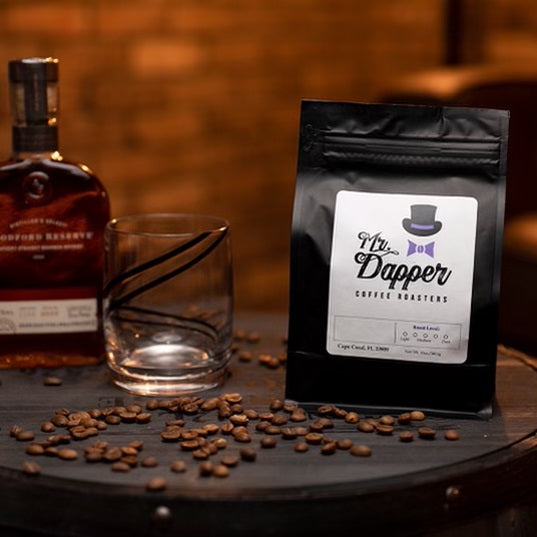 Bourbon Flavored Roasted Coffee Beans