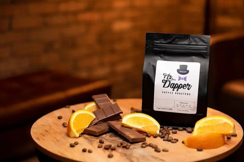 Orange Chocolate Flavored Roasted Coffee Beans
