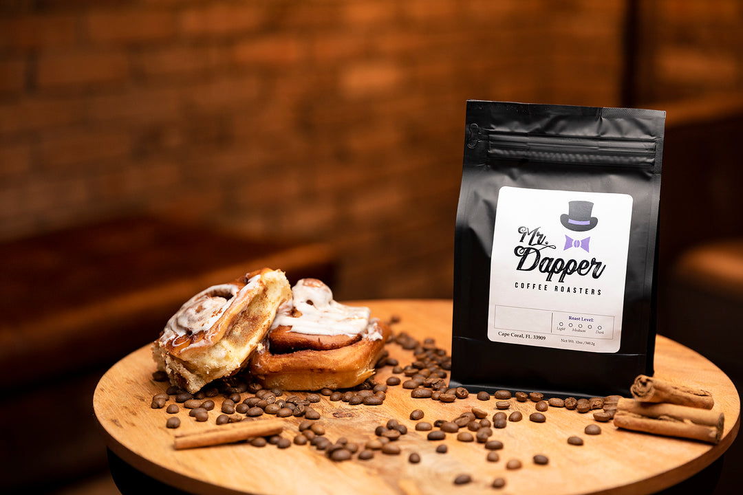 Cinnamon Roll Flavored Roasted Coffee Beans