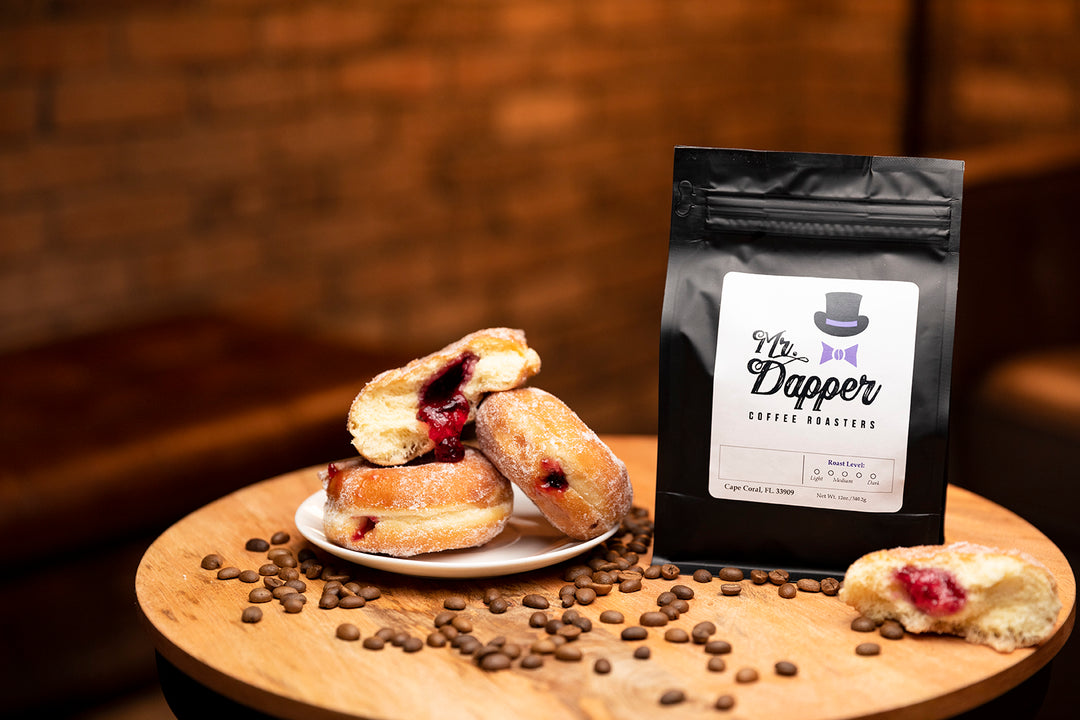 Jelly Donut Flavored Roasted Coffee Beans