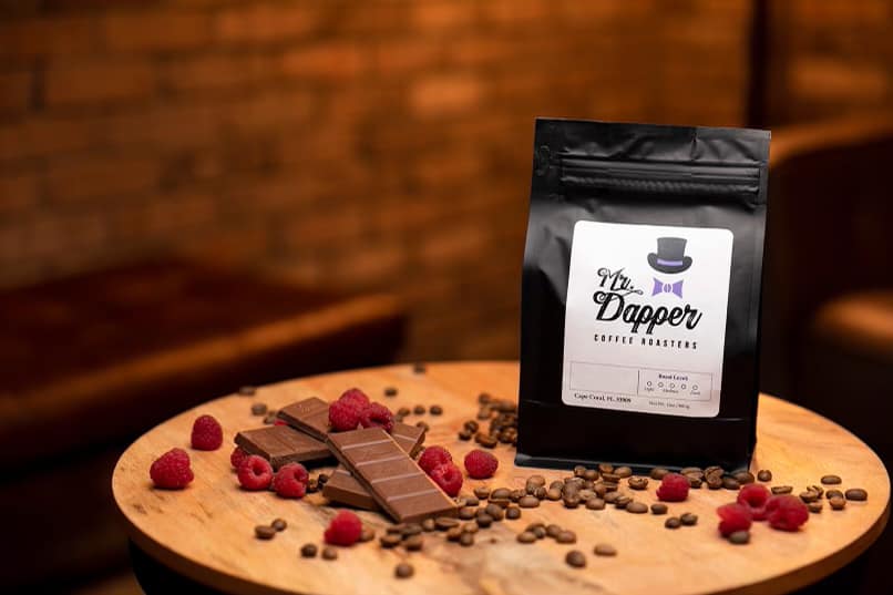 Chocolate Raspberry Flavored Roasted Coffee Beans